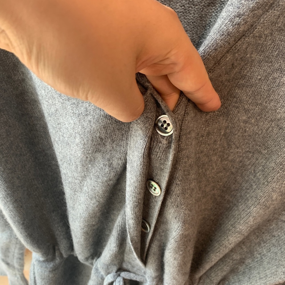 Grey cashmere jumpsuit - Picture 6 of 10